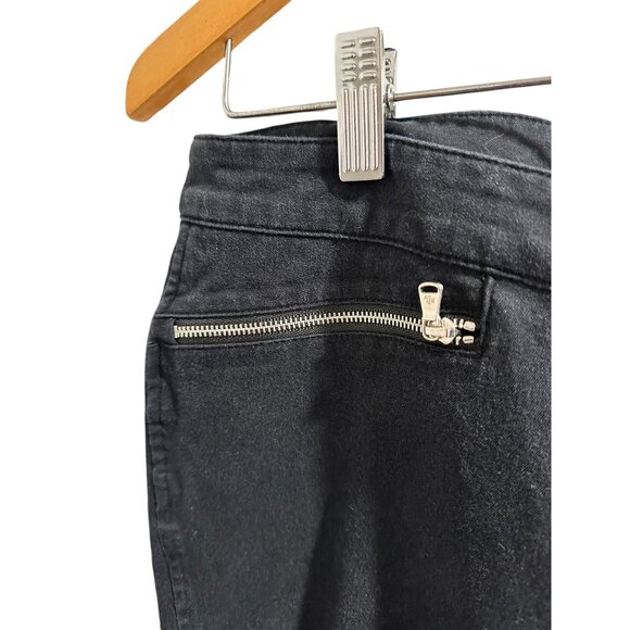 👗 2/$30 👗 Black Ralph Lauren Straight Leg Slacks with Zipper Pockets sz 12 - Picture 2 of 6